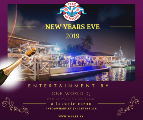 Spend New Year’s Eve at The Wharf restaurant and say ‘Welcome 2019’