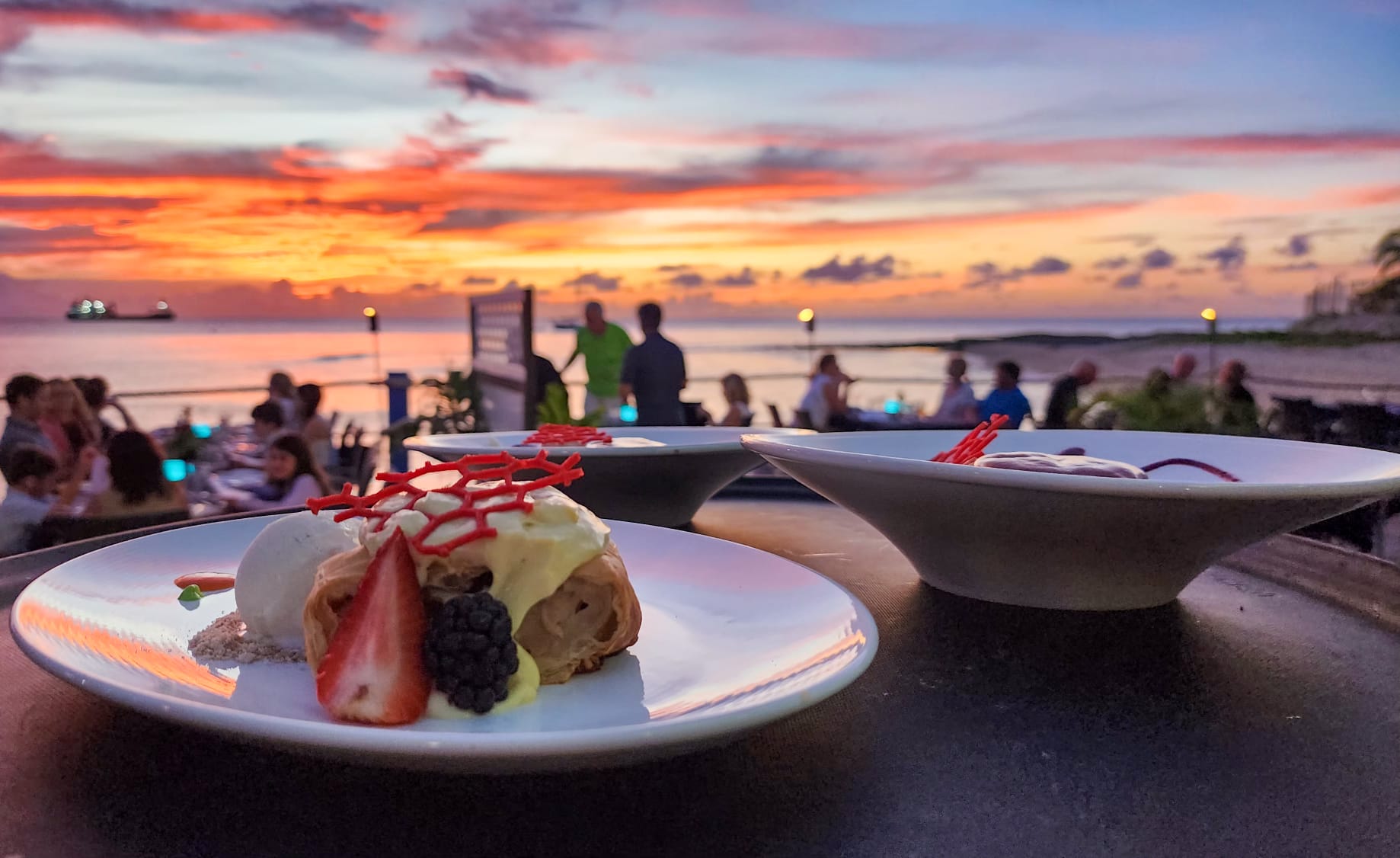 Vibrant Colors & Flavors: Delicious Seafood Fare by the Caribbean Sea