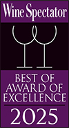 Wine Spectator 'Award of Excellence' 2024 - The Wharf Restaurant & Bar