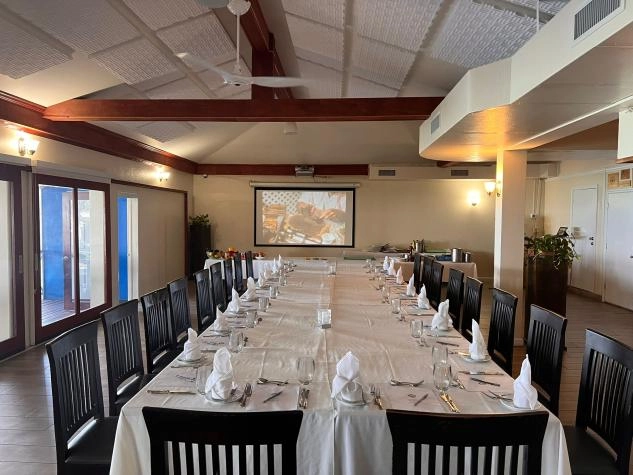 Waterfront And Indoor Dining