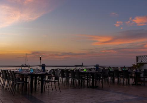 Covered Upper Deck Dining In The Cayman Islands