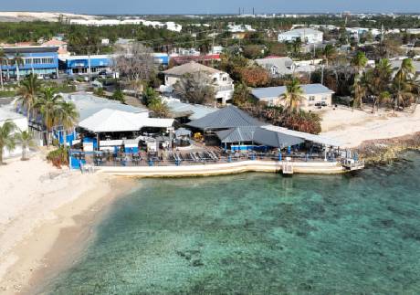 Covered Upper Deck Dining In The Cayman Islands