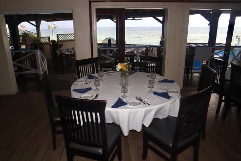 Indoor Dining Room In The Cayman Islands